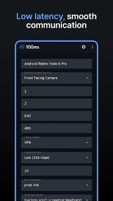 100ms(v2) for Android: Unparalleled Live Interaction