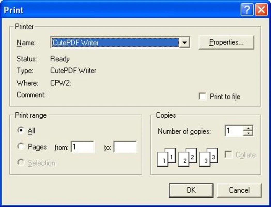 CutePDF Writer for Windows - Free PDF Creation