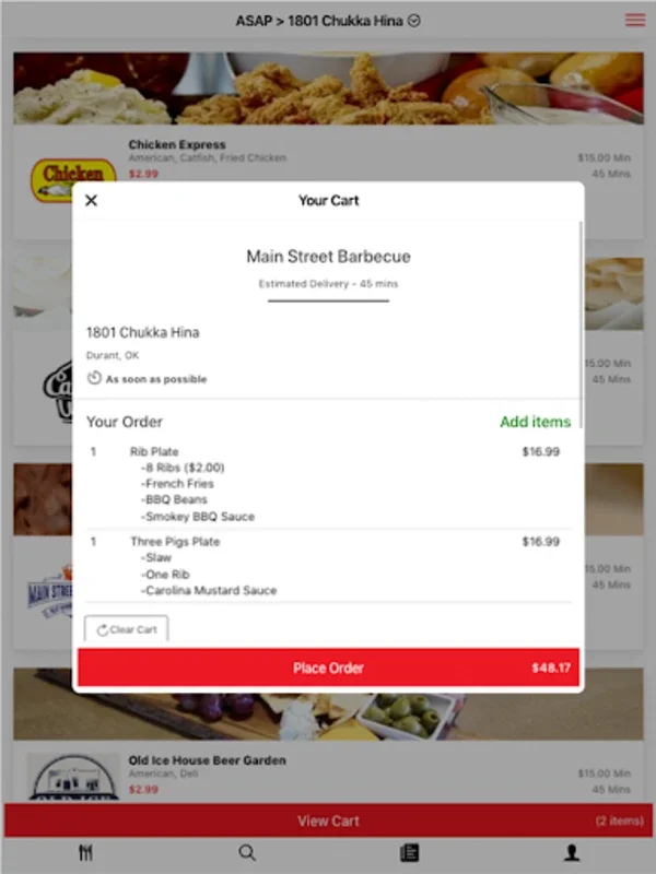 Texoma Delivery for Android - Convenient Local Cuisine