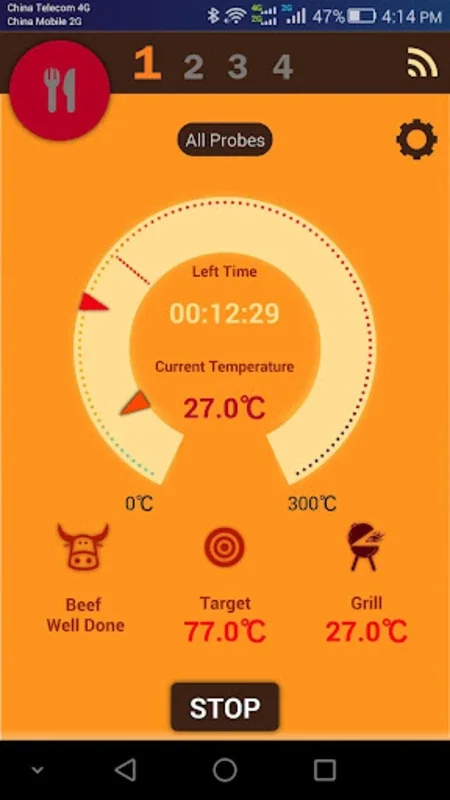 Grill ProbeE for Android - Ideal for Perfect BBQ