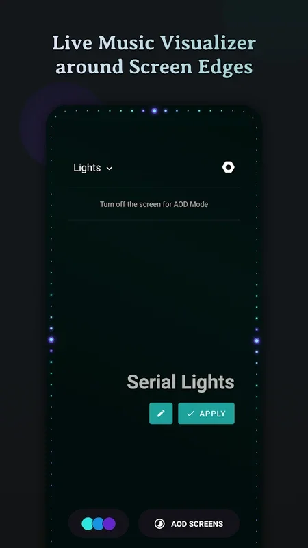 Muviz Edge: Android App for Customizable Edge Lighting