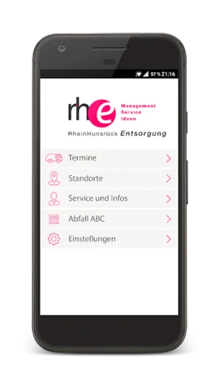 RHE Abfallkalender App for Android: Streamlining Waste Management