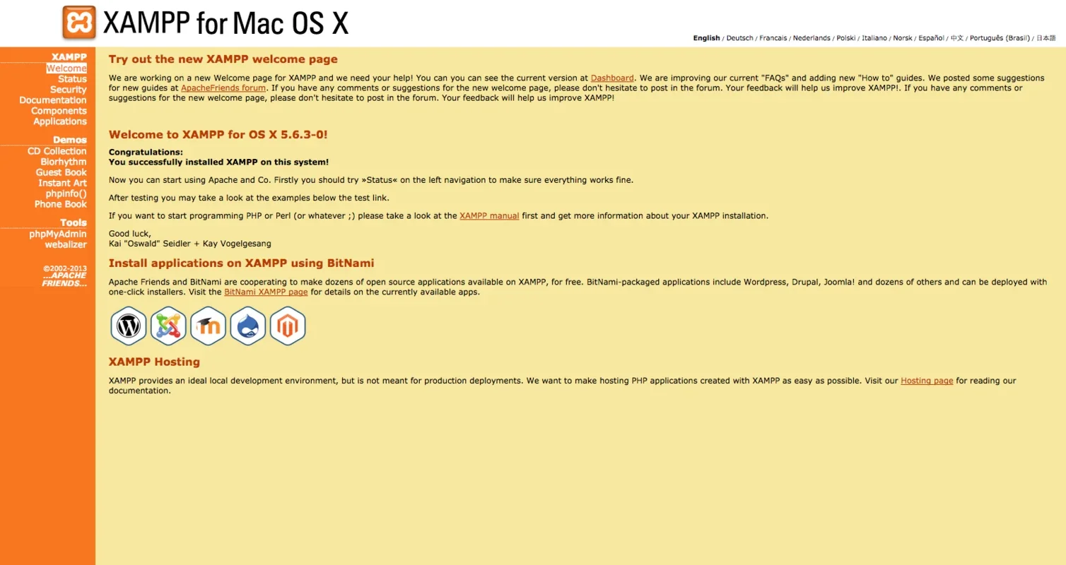 XAMPP for Mac: The Comprehensive Web Development Package