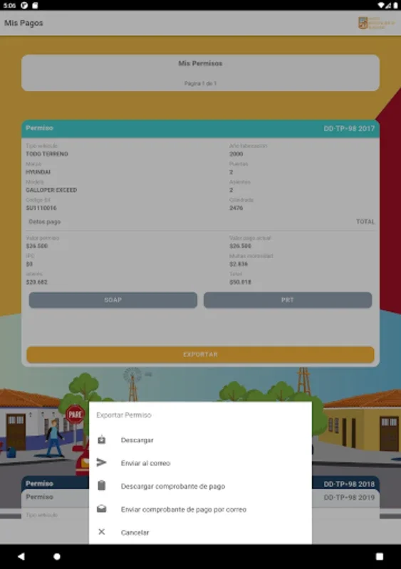 Mi permiso Marchigue for Android - Convenient Vehicle Docs Management