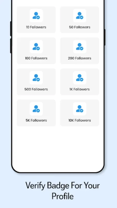 Verify Badge for your profile on Android - Download from AppHuts