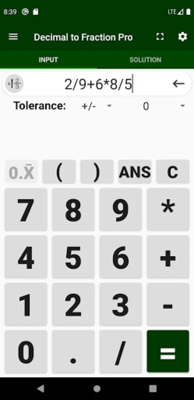 Decimal to Fraction Calculator for Android - Effortless Conversion