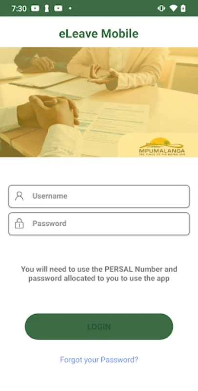 Mpumalanga eLeave for Android: Simplify Leave Management