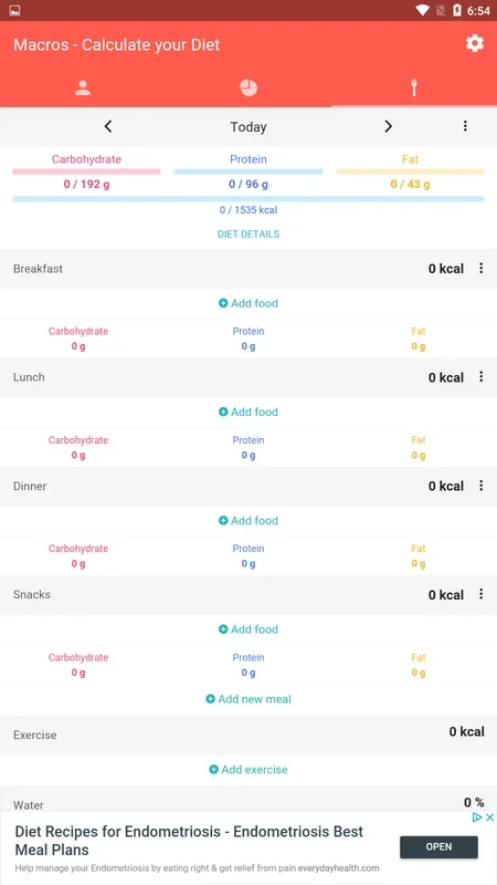 Macros - Calorie Counter & Meal Planner for Android