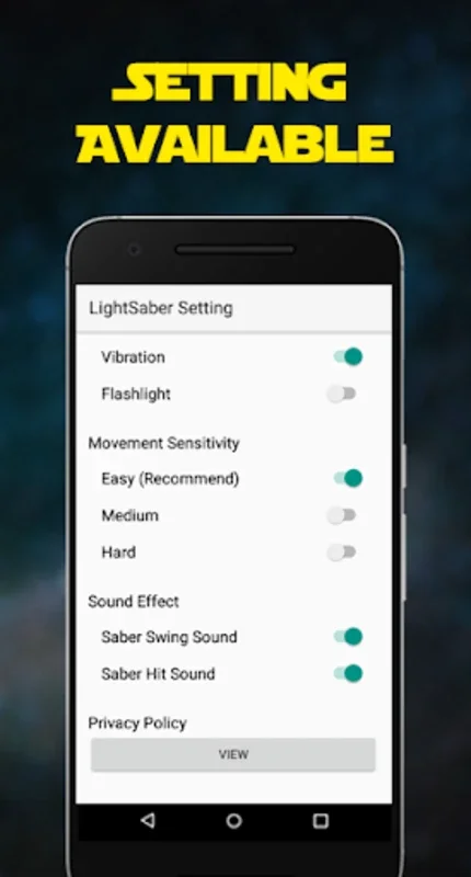 LightSaber HD - Simulator for Android: Realistic Saber Fun