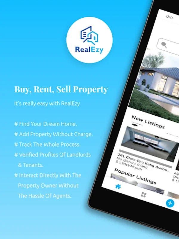 RealEzy for Android: Simplifying Tenant - Landlord Rentals