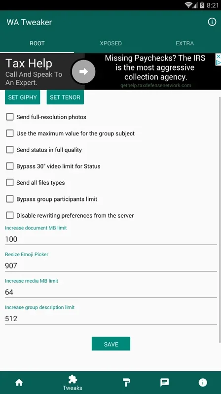 WA Tweaker for Android - Unlock WhatsApp's Hidden Features