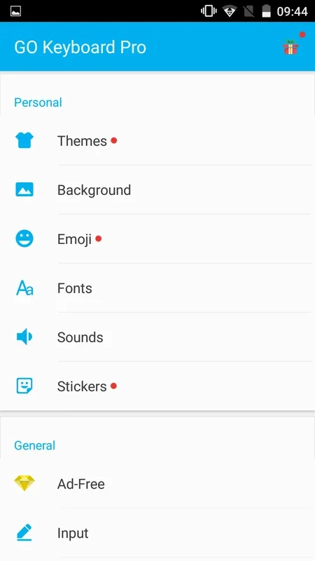 GO Keyboard Pro: Customizable Android Keyboard with Emoji & GIF Support