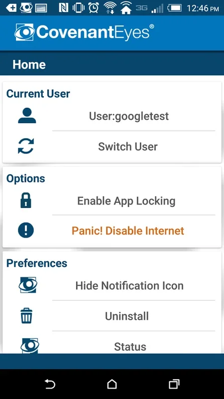 Covenant Eyes for Android - Monitor and Recover