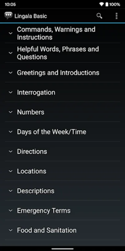Lingala Basic Phrases for Android - No Downloading Needed