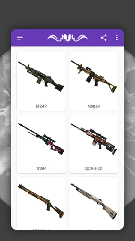 HD Weapons with skins for Android - Master Weapon Drawing