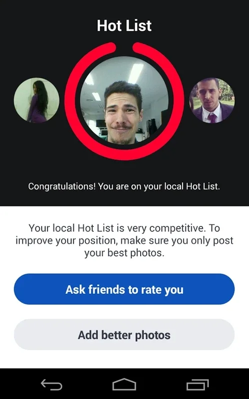 Hot or Not for Android - Connect with Nearby People