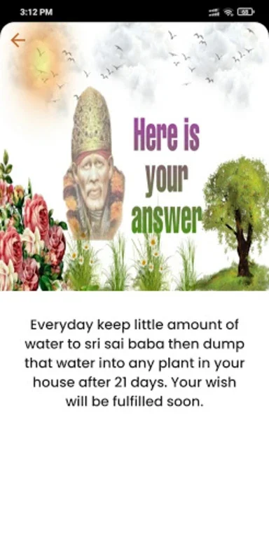 Sai Baba Answers for Android - Divine Guidance App