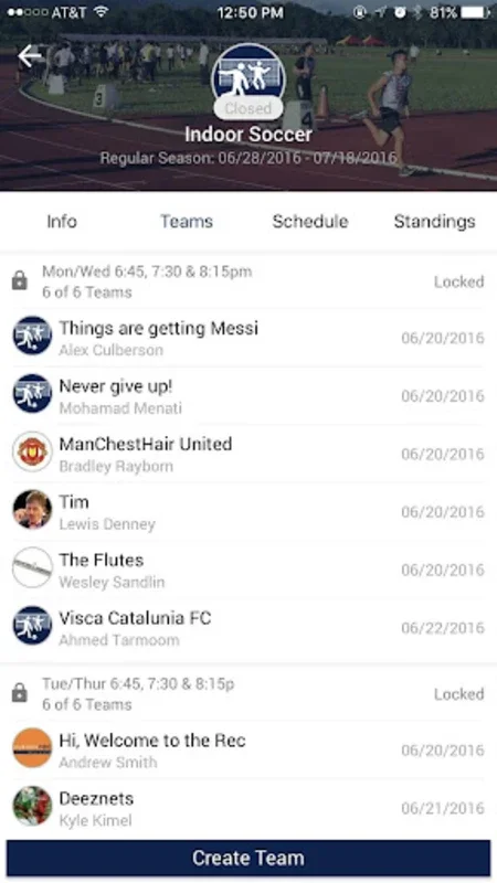 IMLeagues for Android - Elevate College Sports