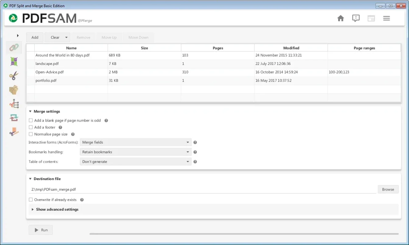 PDFsam Basic for Windows: Efficient PDF Management