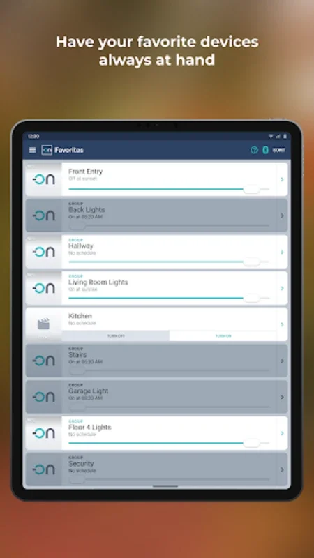 Avi-on Home for Android: Secure and Intuitive Smart Lighting Control