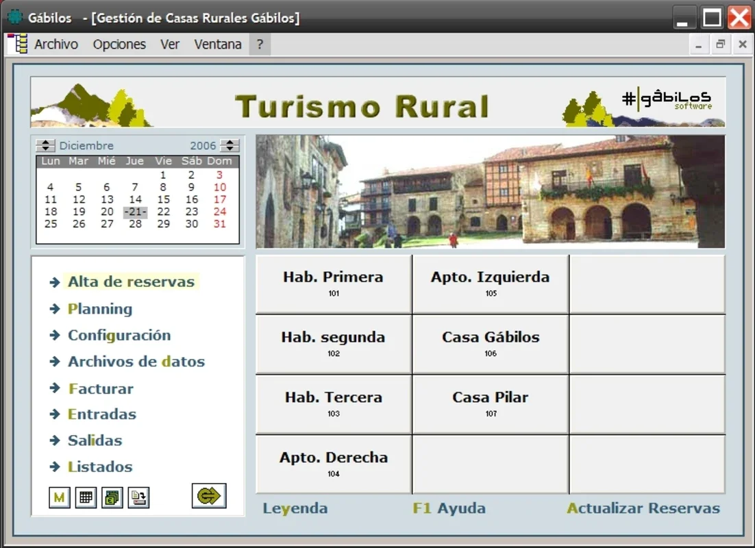 Turismo Rural for Windows - Efficient Rural Accommodation Management