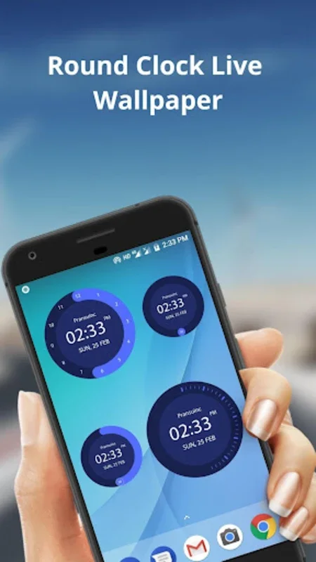 Round Clock for Android - Customize Your Time Display