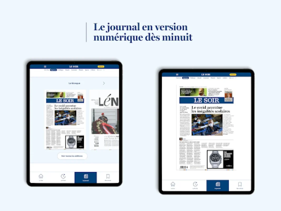 Le Soir for Android - Stay Informed with Real-time News