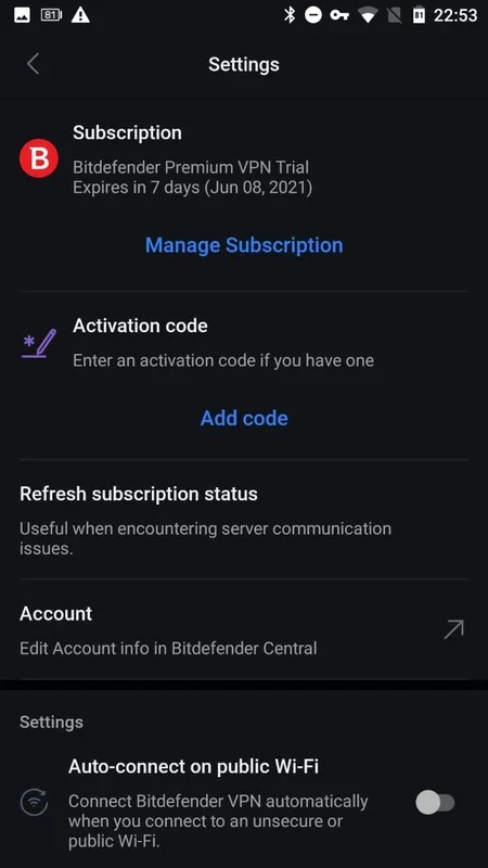 Bitdefender VPN for Android: Secure Anonymity Anywhere