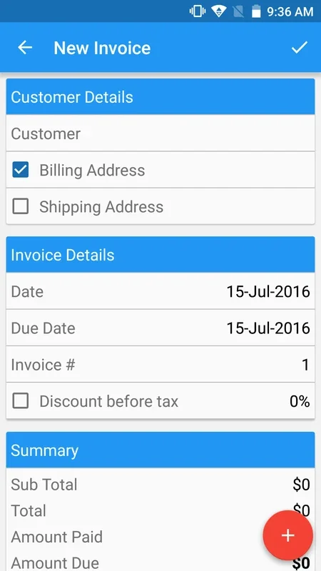 Moon Invoice - Time Tracking for Android - Manage Invoices Easily