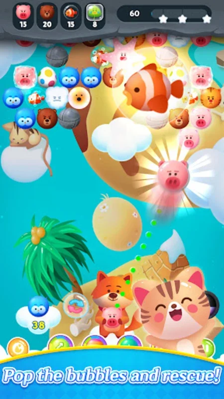 Bubble Shooter: Animals Pop for Android - Engaging Bubble Game