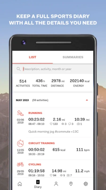 Sports Tracker for Android - Track Your Fitness Journey