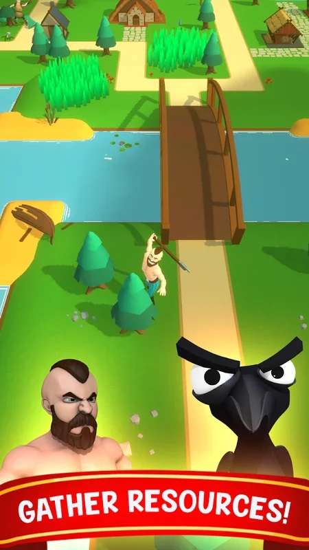 Viking Harald Idle Adventures for Android - Build and Defend