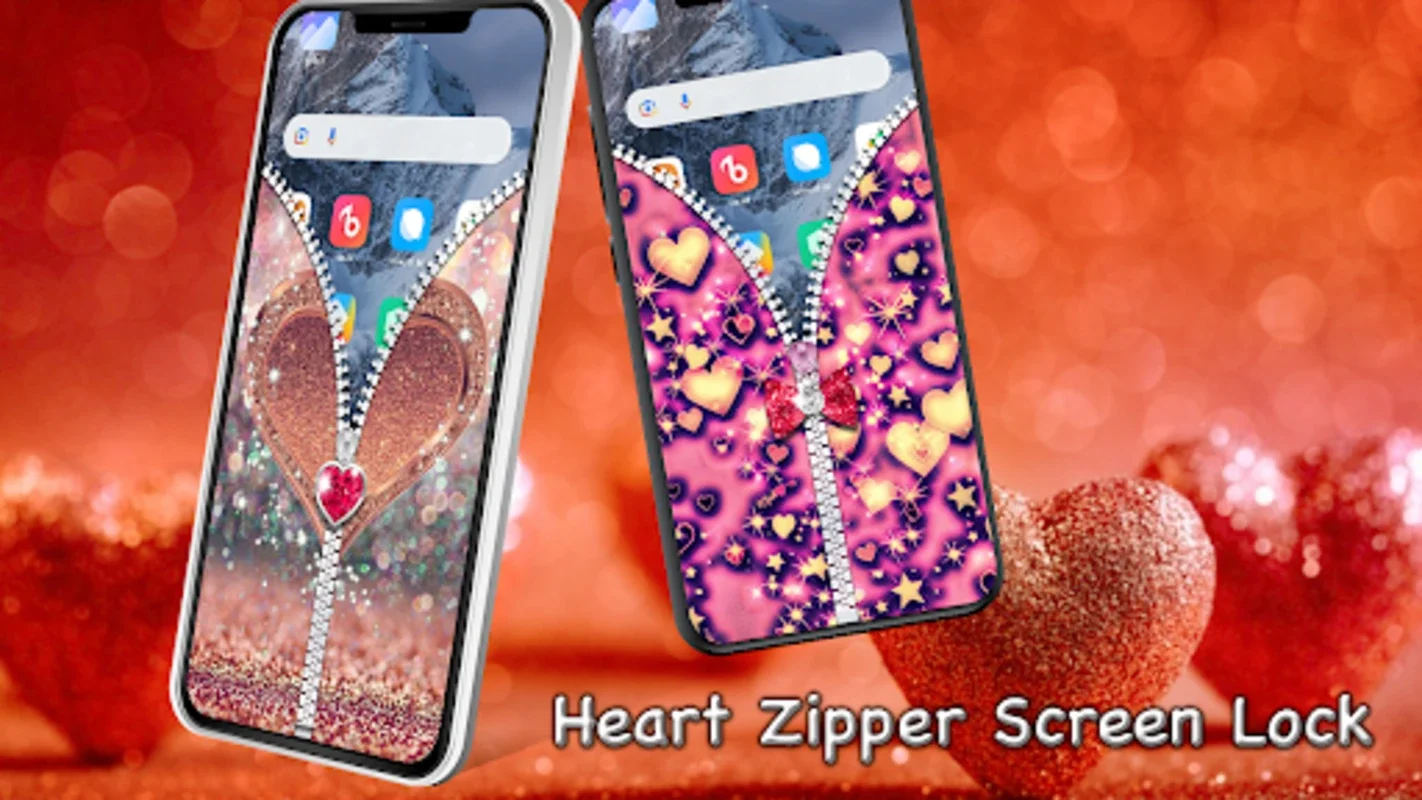 Heart Zip Lock for Android - Secure with a Heart-Shaped Lock