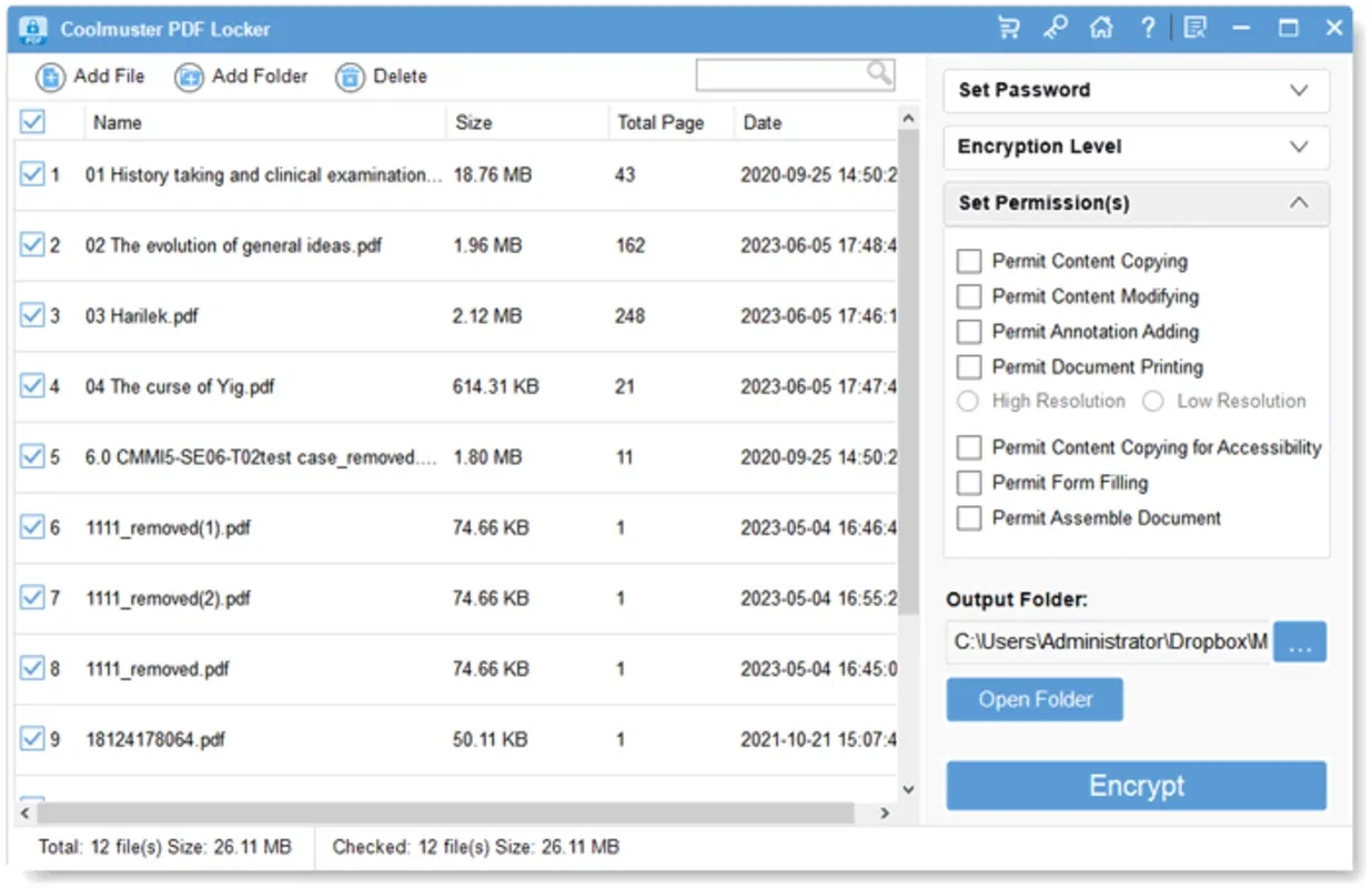 Coolmuster PDF Locker for Windows - Secure Your PDFs