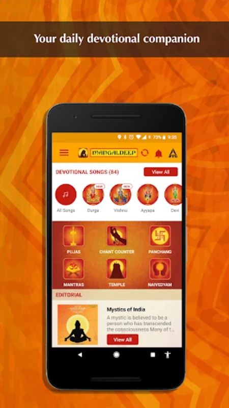 Mangaldeep for Android: Enhancing Your Devotional Experience