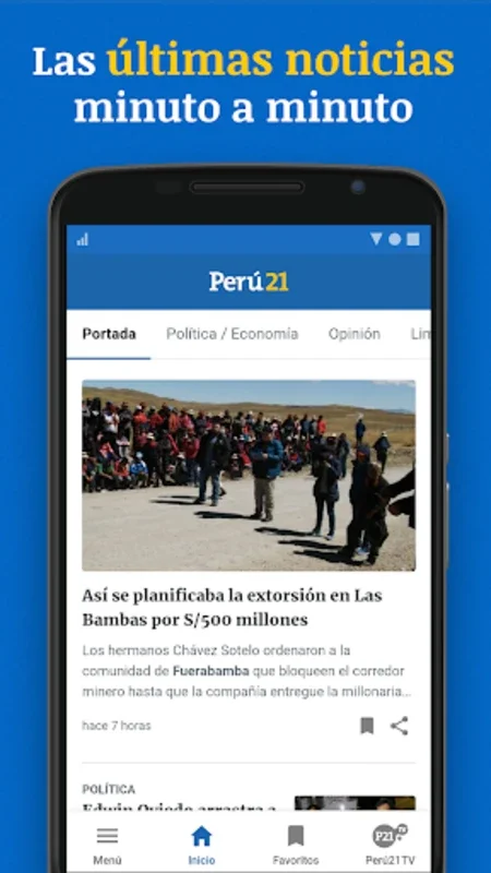 Perú21 for Android - Stay Informed with the Latest News