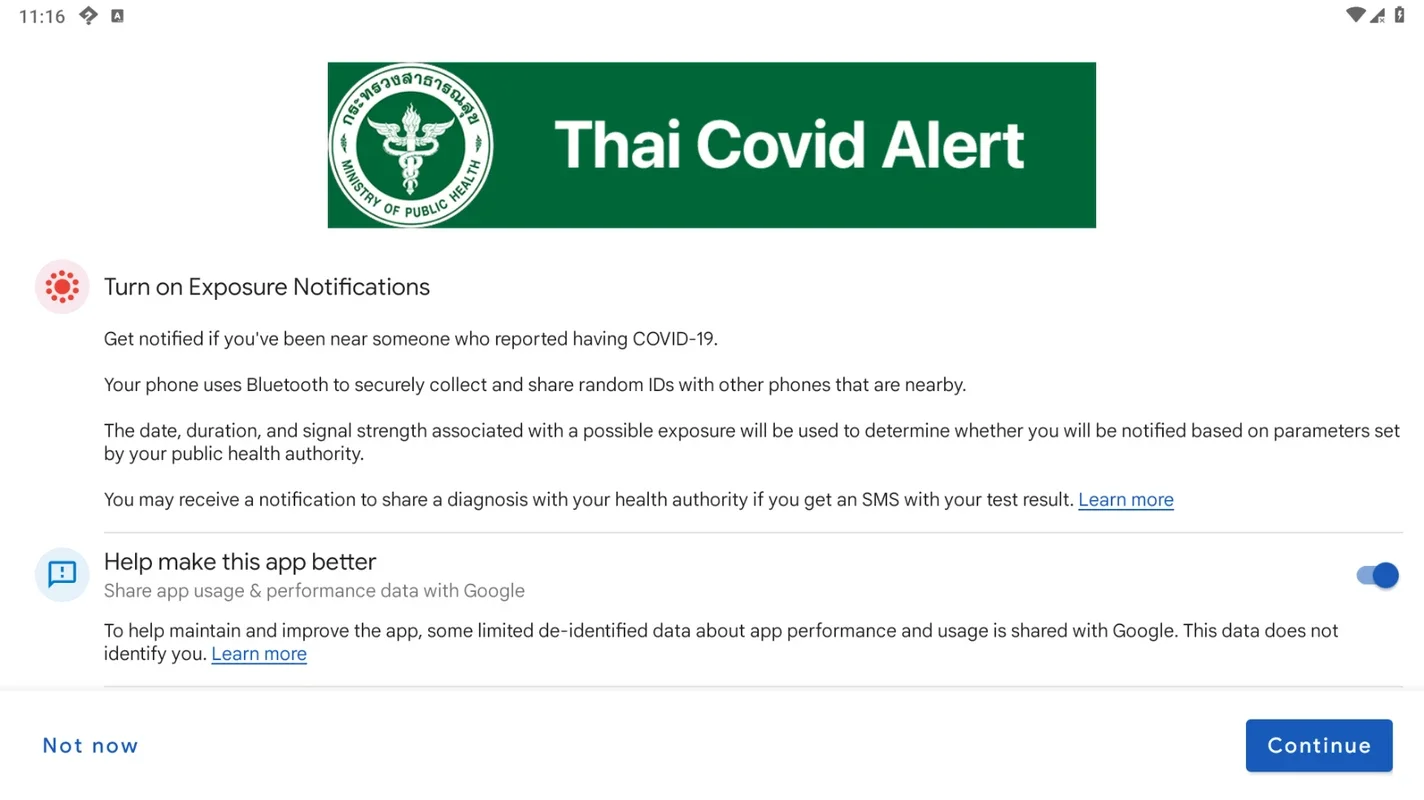 Thai Covid Alert for Android: Combat COVID-19