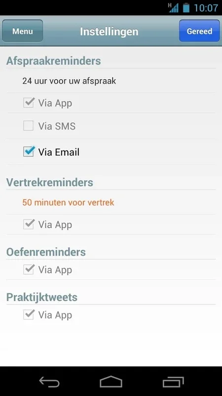 AfsprakenApp for Android - Manage Healthcare Appointments