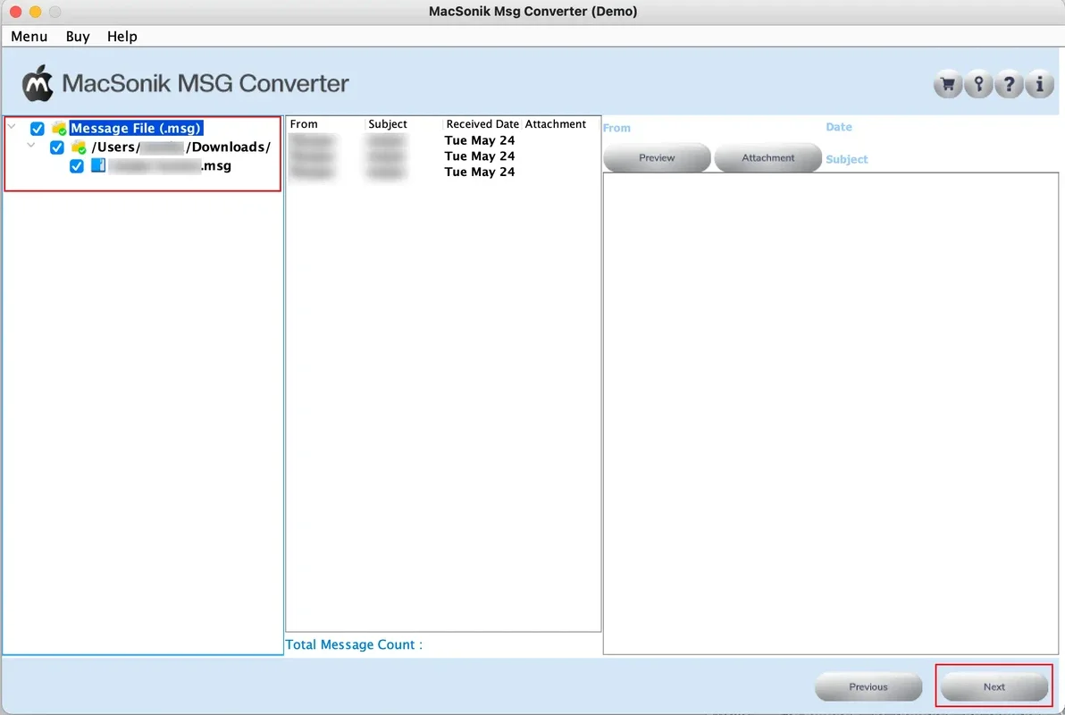 MacSonik MSG Converter for Mac - Convert MSG Files Easily