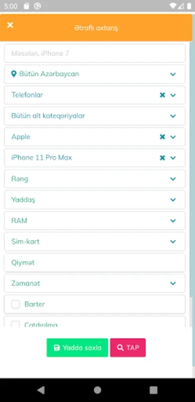 TelSat.Az — Mobil telefonların for Android: Seamless Digital Device Trading