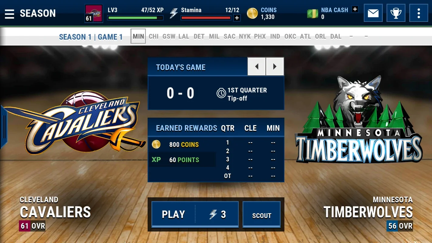 NBA LIVE Mobile for Android: Authentic Basketball Action