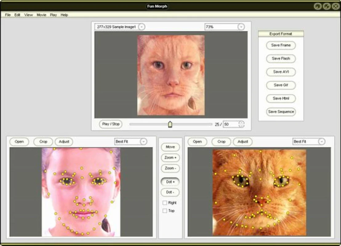 Fun Morph for Windows - Create Morphing Effects Easily