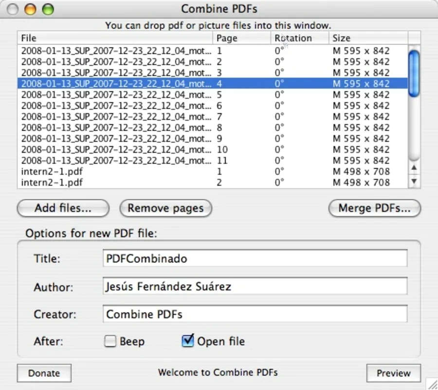 Combine PDFs for Mac - Free Download from AppHuts