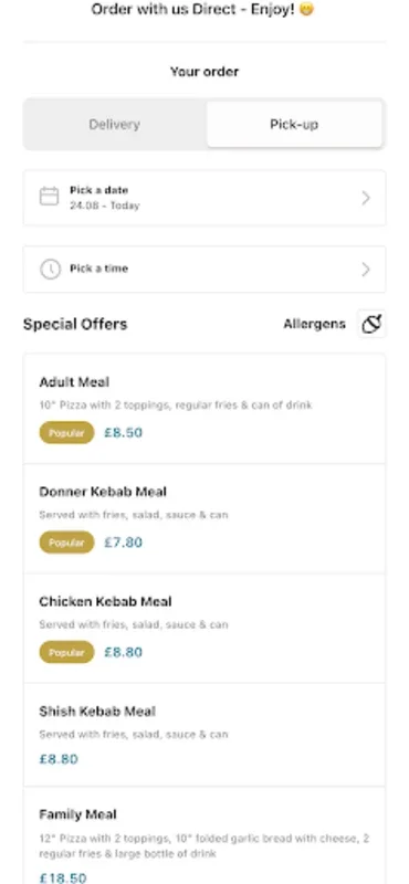 Flames Kirkby for Android - Order Food with Exclusive Deals