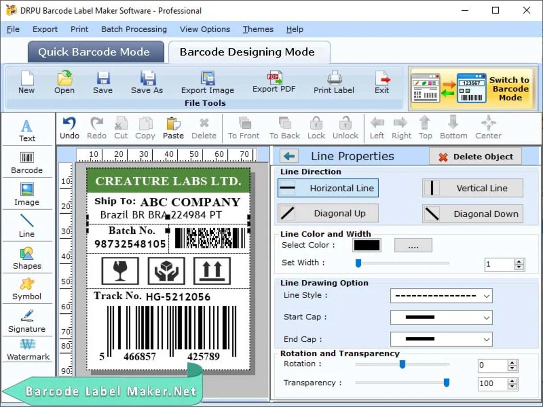 Professional Barcode Label Maker for Windows: Create Printable Labels