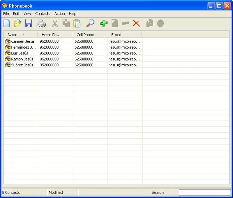 Phonebook for Windows - Simple Contact Management