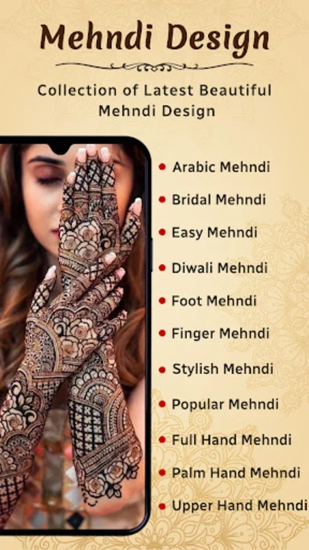 Mehndi Design for Android: Rich Collection of Tutorials