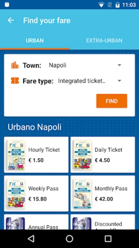 Unico SMS Ticket for Android - Simplify Campania Travel