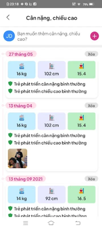 Sổ Bà Mẹ Và Trẻ Em for Android - Track Family Health