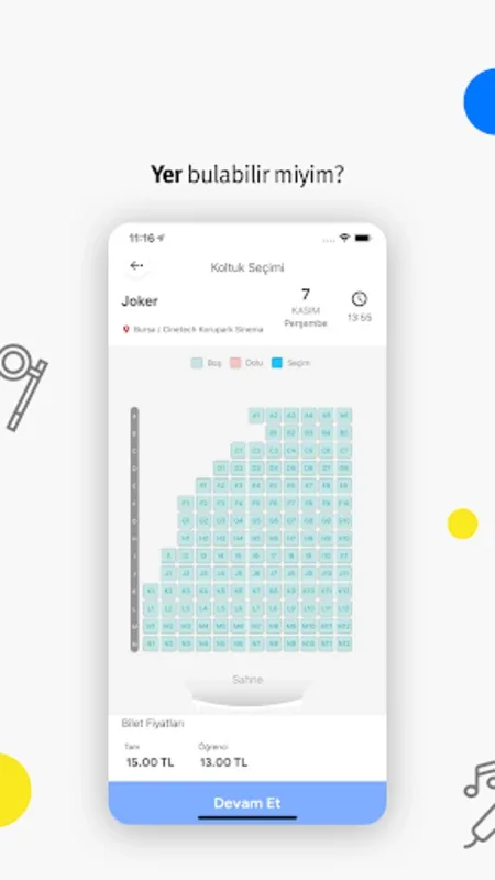 Biletinial for Android - Simplify Ticket Booking